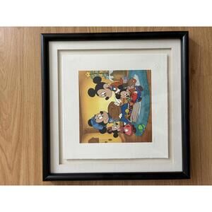 Mickeys Christmas Carol Ltd-Edition Serigraph Rare Vintage